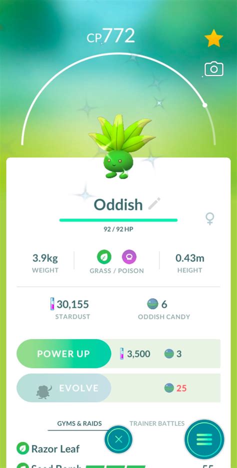 Finally Got My First Shiny R Pokemongo