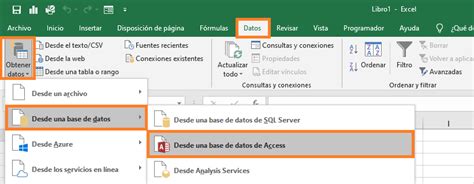 Hablamos Excel Importar Registros Desde Access A Excel