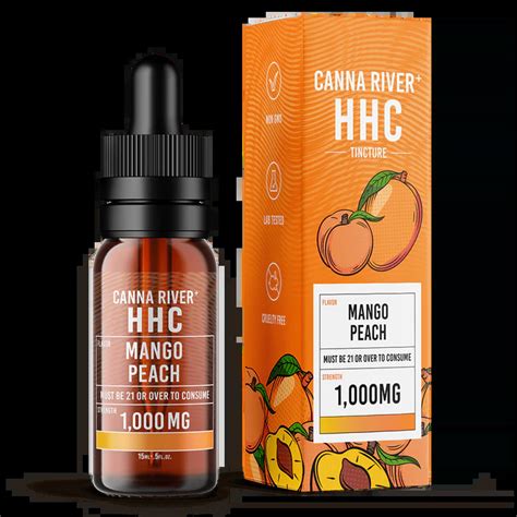 Canna River Hhc Tincture Mg Ml Mango Peach Cbd Oil