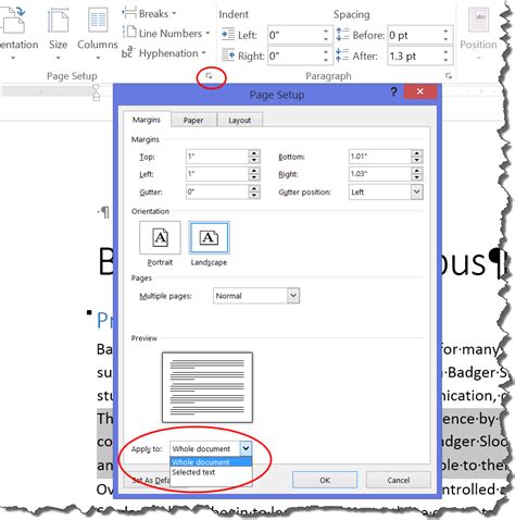 How To Change Margins On One Page Only Word Binarylsa