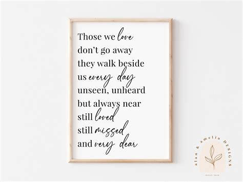 Those We Love Don T Go Away Svg In Memory Of Svg Loved Etsy In