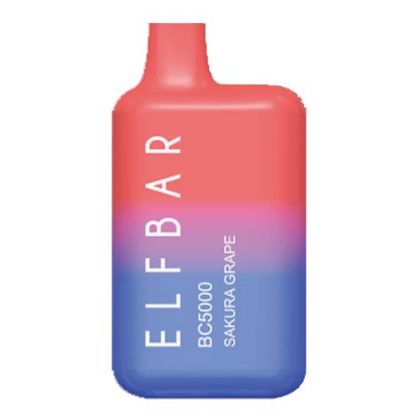 Elf Bar Disposable Sakura Grape 5000 Puff 10ct Display Harvard
