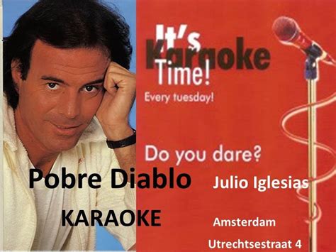 Karaoke Pobre Diablo Julio Iglesias Youtube