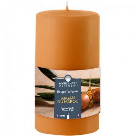 Ambiances Devineau Bougie Cylindrique 70h13 Argan Du Maroc