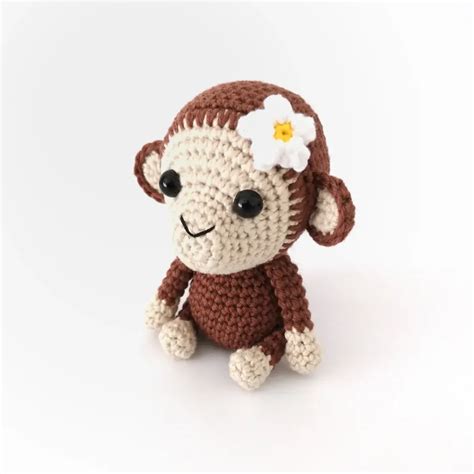 20 Cute Free Crochet Monkey Patterns Nickis Homemade Crafts