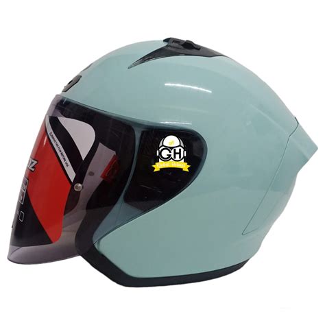 Jual Helm Njs Kronoz Solid Half Face Helmet Original Shopee Indonesia