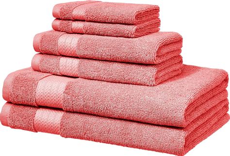 Amazonbasics Performance Serviettes De Toilette Serviettes De Bain