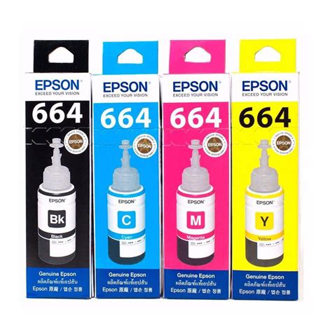 Tintas Epson T Colores Negro Cyan Magenta Yellow Combo X