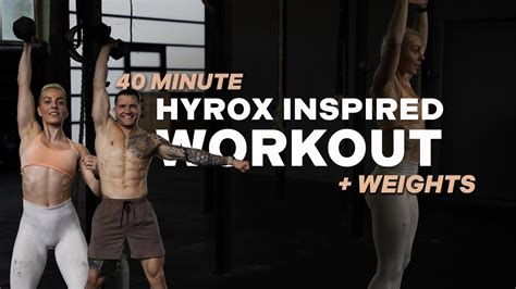 40 MIN HYROX INSPIRED WORKOUT Full Body Strength Conditioning