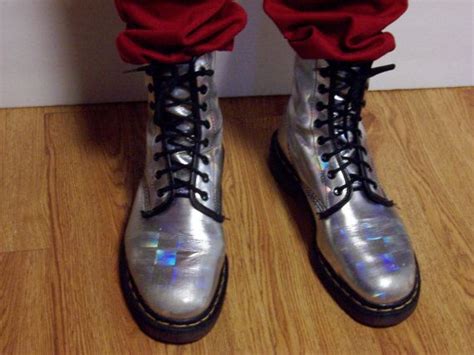 Vintage Original Doc Marten Silver Metallic By Chondashersapparel