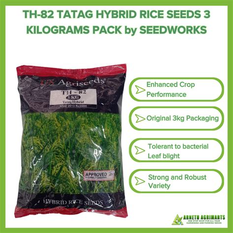 Th 82 Hybrid Rice Seeds 3 Kilograms Pack By Seedworks Shopee Philippines