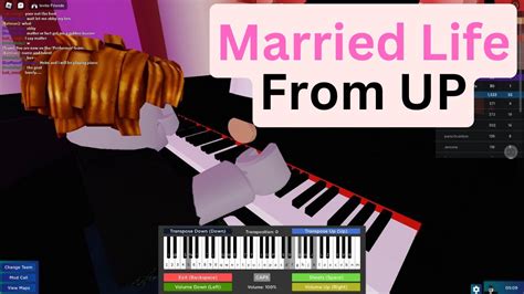 Married Life From Pixar S Up Roblox Piano Cover Youtube