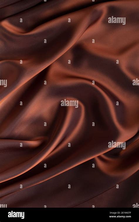 Brown Golden Satin Background Stock Photo Alamy