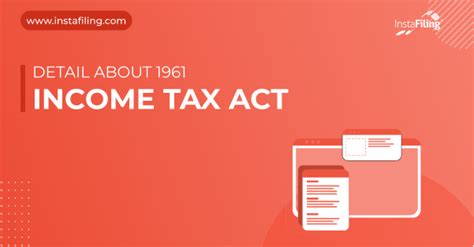 Income Tax Act Of 1961 Complete Detail