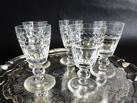 Crystal Sherry Glasses Port Glass Royal Brierley Elizabeth Etsy Stuart Crystal Crystal