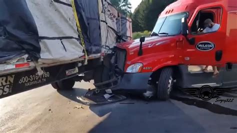 Bad Truck Driver Skills Amp Truck Stop Park Fails 2018 Youtube Trucks