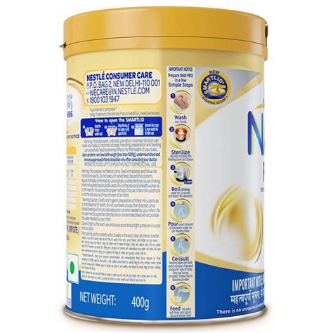 Buy Nestle Nan Pro 1 Infant Formula With Probiotic Powder Tin 400 G In