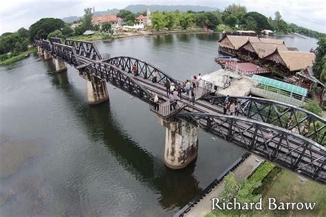 The Bridge on the River Kwai - Thailand from Above