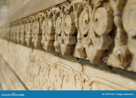 Marble Carvings on Mosque Taj Mahal, Agra, India Stock Photo - Image of ...