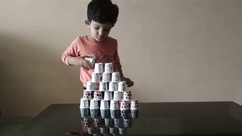 Kids Fun Game With Paper Cup Youtube