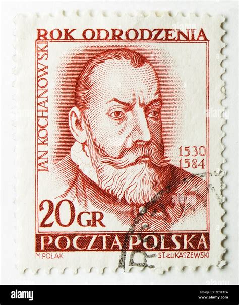 MOSCOW RUSSIA JULY 15 2019 Postage Stamp Printed In Poland Shows