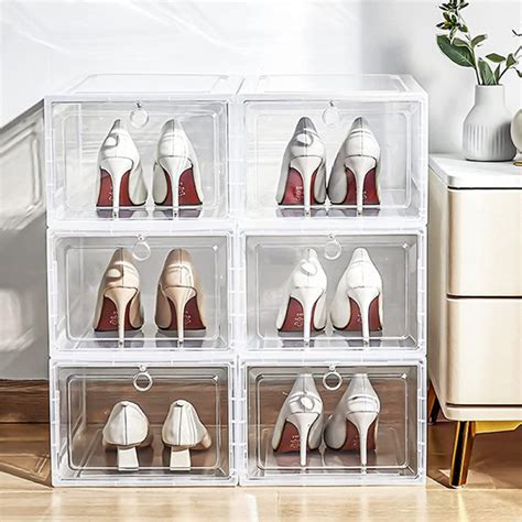 Rebrilliant Bo Tes De Rangement Pour Chaussures Empilables Wayfair Canada