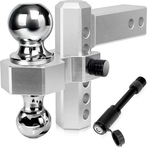 Amazon Sunjoxom Adjustable Trailer Hitch Ball Mount Fits Inch