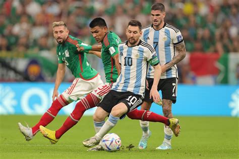 Argentina Se Adelanta En El Marcador Con Gol De Messi Y Vence A M Xico