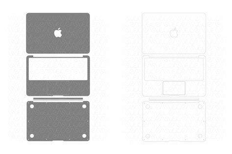 Macbook Pro Skin Template Vector Free Download Printable Templates