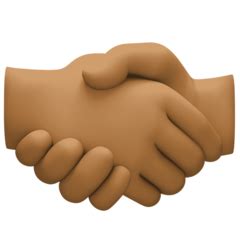 Handshake Medium Dark Skin Tone Emoji