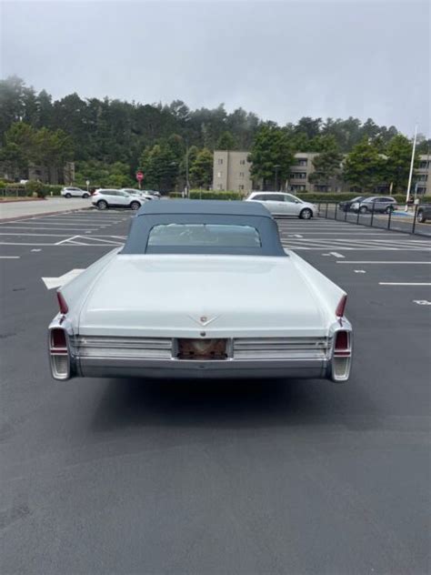 1963 Cadillac DeVille Convertible Convertible White RWD Automatic For Sale