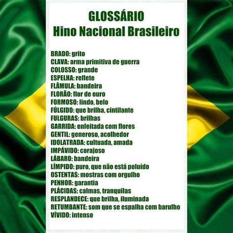 Linhas EclÉticas 13 De Abril Dia Do Hino Nacional Brasileiro