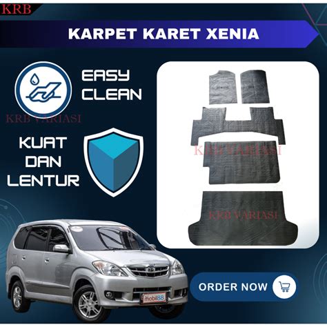 Jual Karpet Karet Alas Lantai Mobil Daihatsu Xenia 2004 2011 1 Set