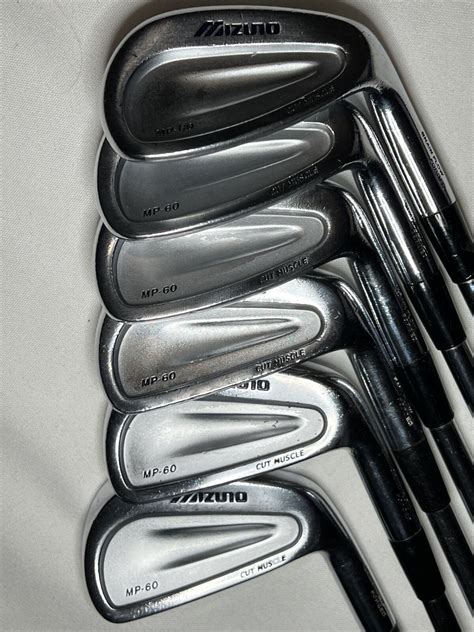 Mizuno Mp 60 Iron Set 5 Pw 6 Clubs Dynamic Gold S300 Stiff Rh Right Men