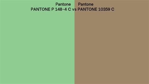 Pantone P 148 4 C Vs Pantone 10359 C Side By Side Comparison