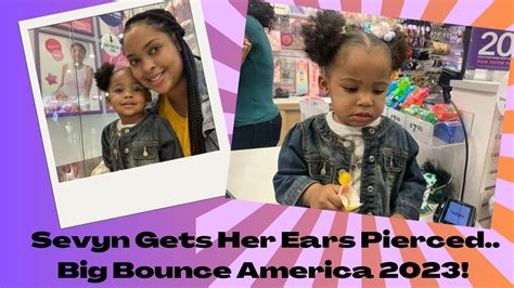 Big Bounce America Sevyn Gets Her Ears Pierced YouTube