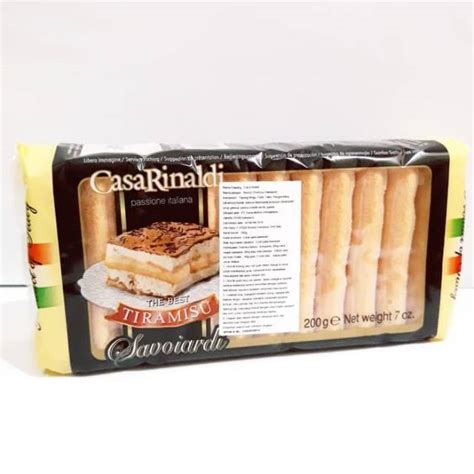 Jual Casa Rinaldi Tiramisu Savoiardi Gr Ladyfinger Biskuit