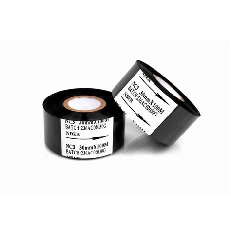 NEBR Supplier Black 30mm Width Date Coding Foil Hot Stamping Ribbon Hot