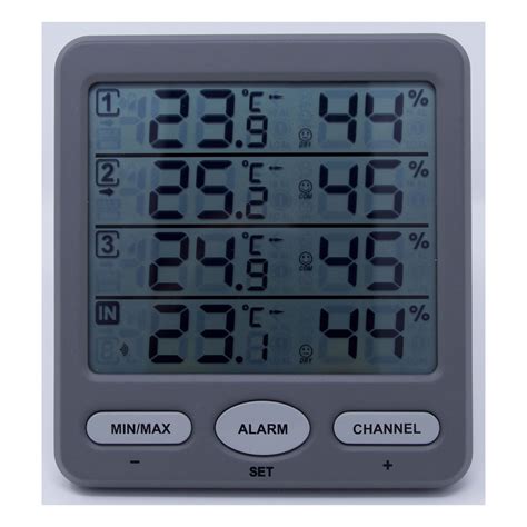 Funk Thermo Hygrometer Mit 3 Sendern KLIMA MONITOR TFA Dostmann