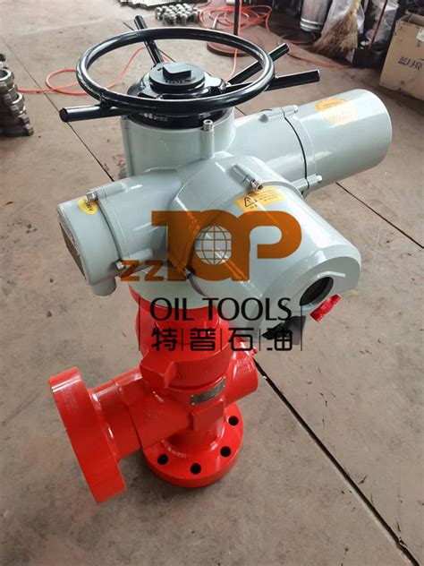 API 6A Electrical Choke Valves For Wellhead Flow Control Service 10000 Psi