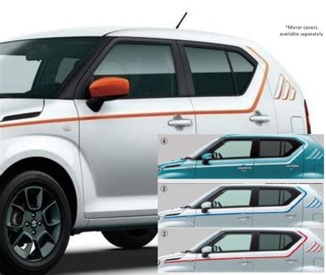 Coloured Side And Vent Decal Set New Ignis