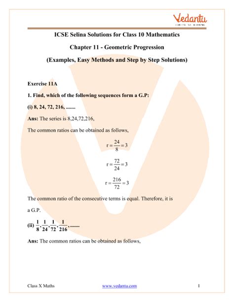 Selina Concise Mathematics Class Icse Solutions For Chapter