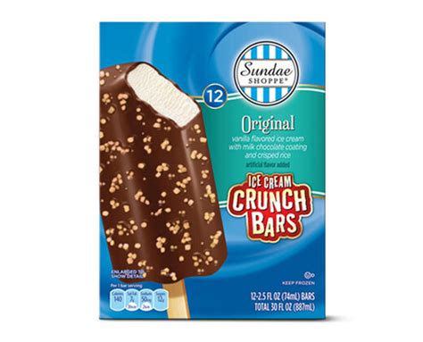 Ice Cream Bars Or Crunch Bars Sundae Shoppe Aldi Us