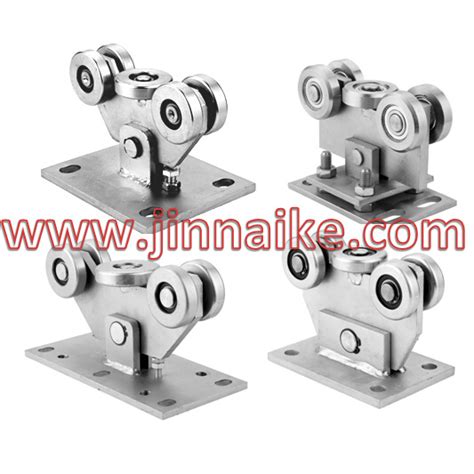 Steel Carriage Sliding Cantilever Gate Wheel With 5 Roller Iron