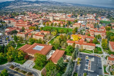 Download Aerial View Of The University Of Colorado Campus Wallpaper