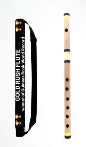 Gold Rush G Scale Medium Well Tune Beginners Flute Bansuri Inch