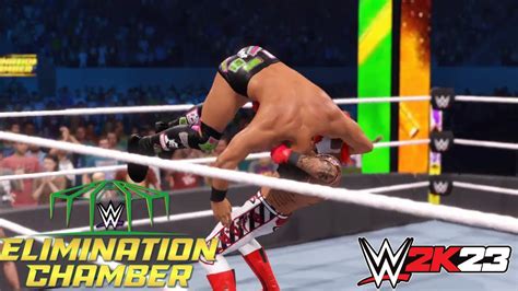 Wwe K Rey Mysterio Vs The Miz Elimination Chamber Youtube