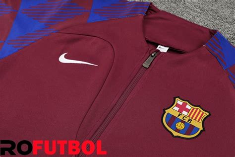 Replicas Chandal Equipos De Futbol Chaqueta Fc Barcelona Rojo