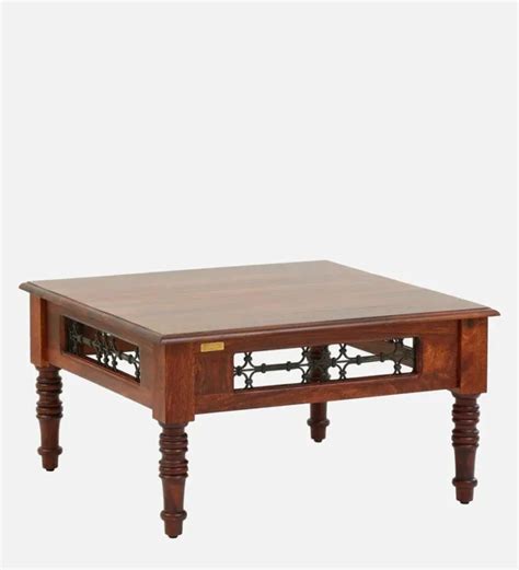 Stafford Sheesham Wood Coffee Table In Honey Finish Haroth