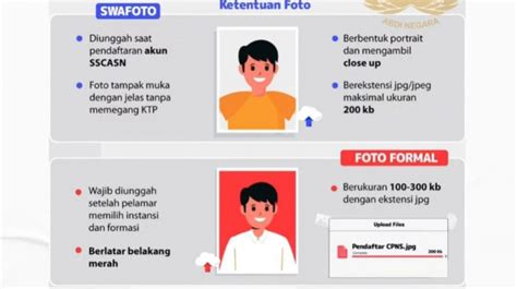 Tunjuk Id Swafoto SSCASN 2023 Yang Benar Seperti Apa Ini Contoh Dan